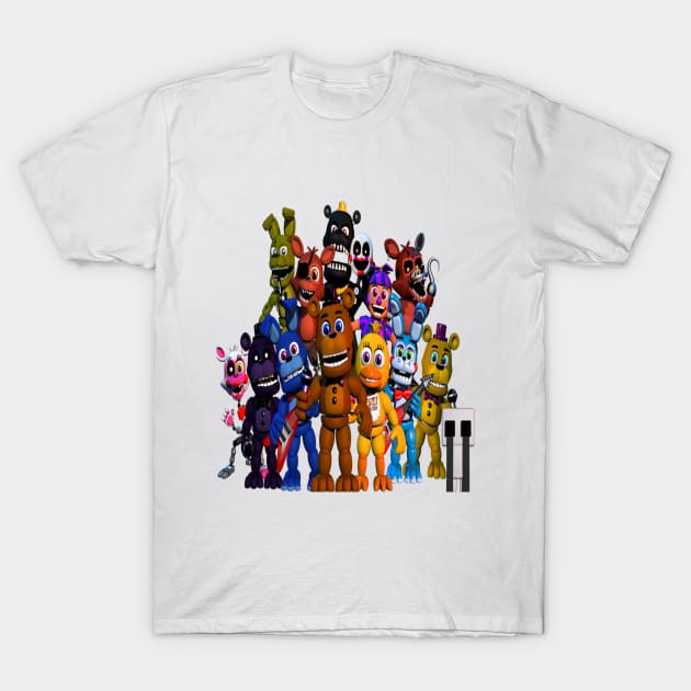 fnaf security breach T-Shirt by ogami